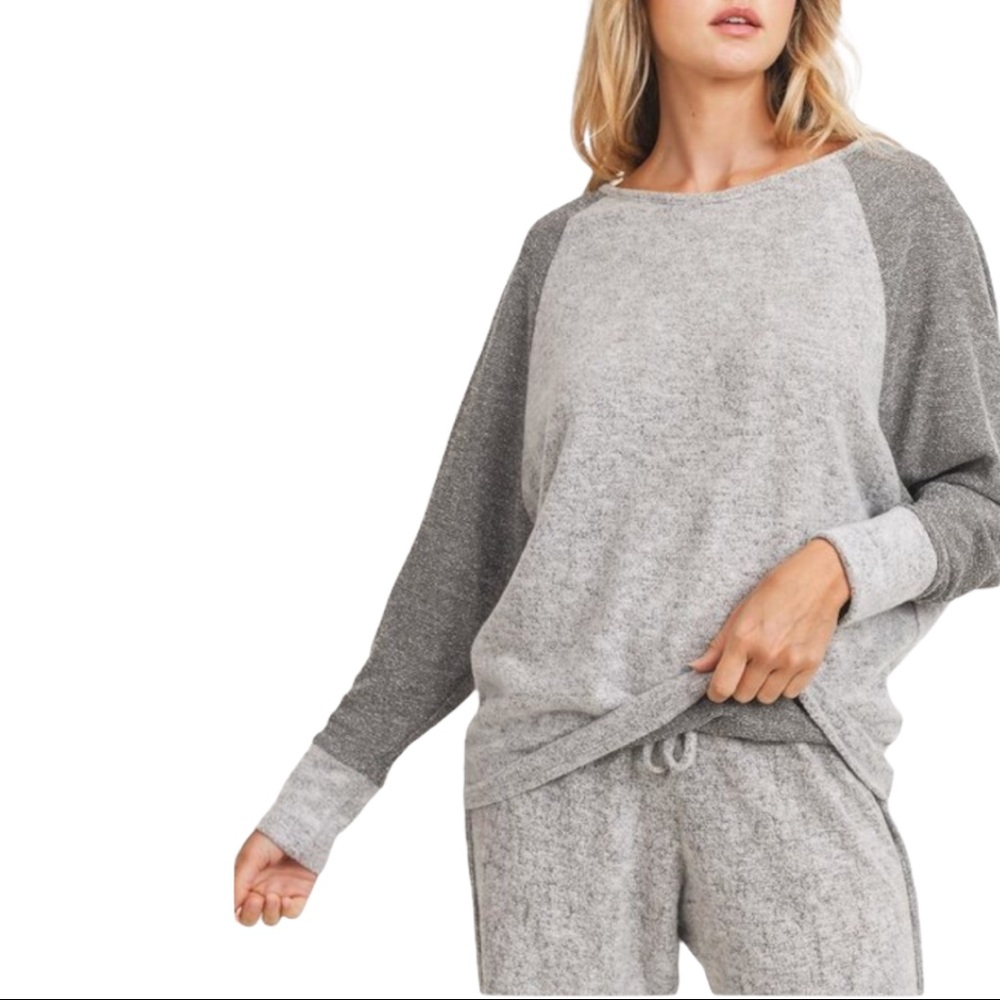 Heather Gray Soft Loungewear Set - Picture 2 of 11